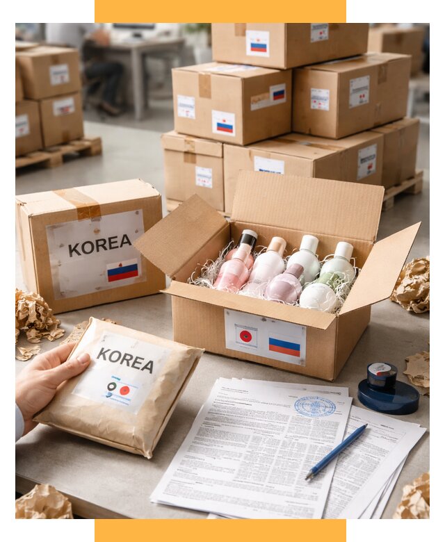 Доставка косметики из Кореи от 8660 р. под ключ | СетСервис-Фрв