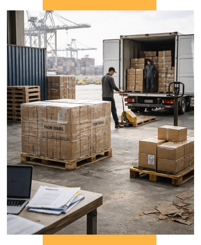 Доставка грузов из Израиля от 15282 р., логистика от СетСервис-Фрв