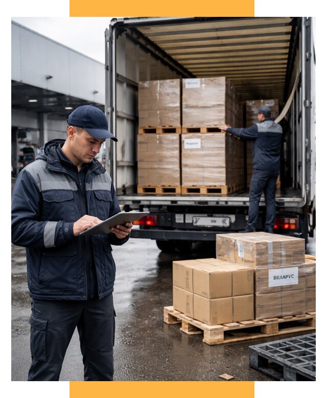 Доставка грузов из Беларуси от 15282 р. логистика СетСервис-Фрв