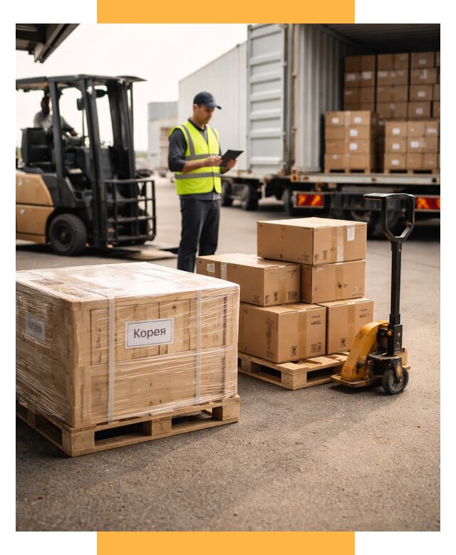 Доставка грузов в Корею из России от 35658 р. | СетСервис-Фрв