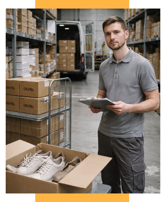 Доставка обуви из Китая и Турции от 4585 р. СетСервис-Фрв